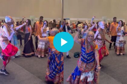 Viral Video आजी आजोबा खेळताहेत दांडिया, तरुणाईला लाजवेल त्यांचा उत्साह, Video एकदा पाहाच!