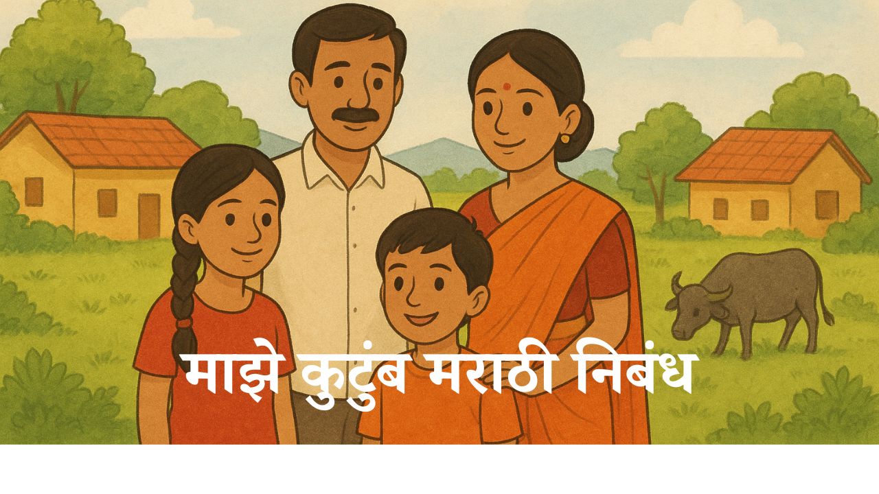 Majhe Kutumb nibandh in Marathi